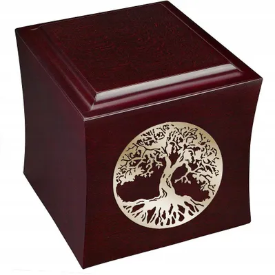 Immagine prodotto di Urna di legno per le ceneri, Albero della vita, Urna per le ceneri umane