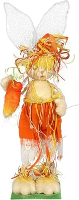 Produktbild von Sisalhase Osterdekoration 55 cm Orange