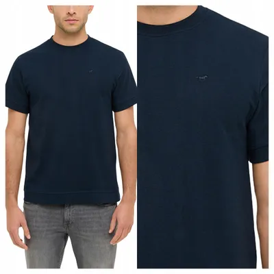 Produktbild von Mustang | Herren-T-Shirt Allentown, Marineblau, Baumwolle, Normale Passform, Größe M