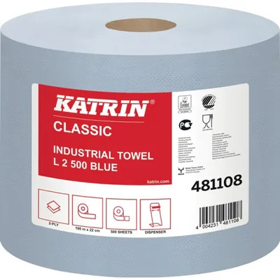 Produktbild von Katrin Putztuchrollen 2-lagig blau