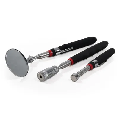 Produktbild von Pick-Up Werkzeug-Set McPower 3-teilig LED Pick-Up Spiegel und Magnetheber