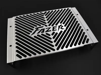 Immagine prodotto di Copriradiatore ZIEGER compatibile con Yamaha FZS 1000 Fazer Design Logo argento