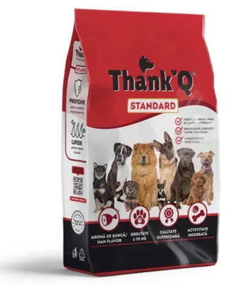 Productafbeelding van Granulaatvoer voor honden, droogvoer met de smaak van ham voor volwassen honden, 20 kg
