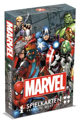 Obrázok produktu pre Číslo 1 hracie karty Marvel Universe kartová hra karty hra fanúšikovský tovar