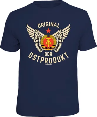 Produktbild von Lizenziertes DDR Fun T-Shirt aus 100% Baumwolle, Größe M