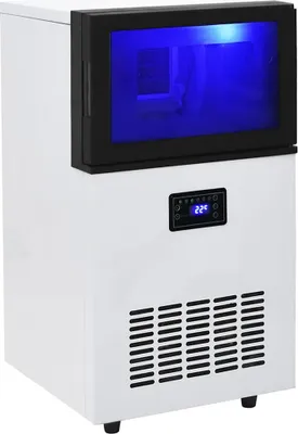 Produktbild von vidaXL Eiswürfelmaschine Schwarz 45 kg / 24 h