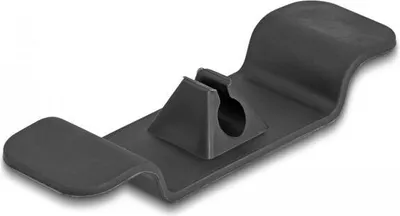 Produktbild von DELOCK Kabelhalter Clip selbstklebend Set 3 Stück schwarz