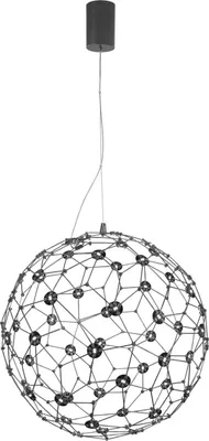 Produktbild von Nova Luce SOLE LED Pendelleuchte Schwarz 21W Warmweiss 250x40cm 9186905
