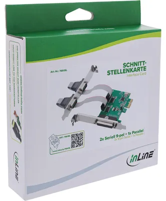 Image de Carte d'interface PCIe InLine®, 2 ports RS-232 + 1 port parallèle, Image générée par une IA