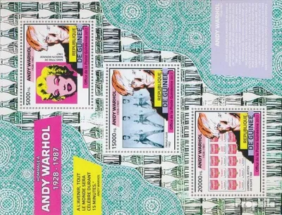 Produktbild von Briefmarken Guinea 2012 Mi 9248-9250 Kleinbogen (kompl. Ausgabe) postfrisch Andy Warhol (1928-1987)