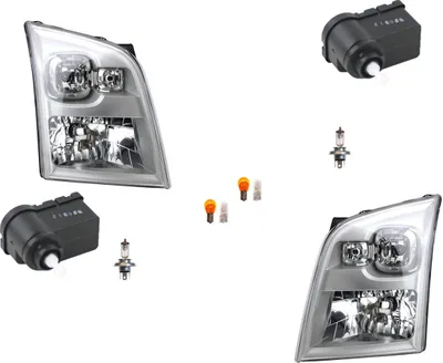 Produktbild von Scheinwerfer passend für Ford Transit 06 07/06- Leuch. Links Rechts + Stellmotor 4047299 1435867 1063829 6C1113K198AA XS4X13K198AB YC1X13K198AA Johns