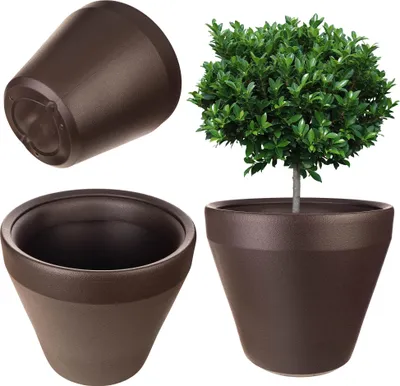 Image de KADAX Pot de fleurs Lima 460 - Moka