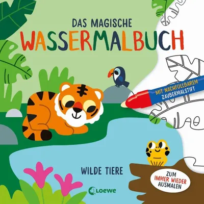 Image de Le livre magique à colorier à l'eau - Animaux sauvages