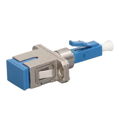 Image de Connecteur fibre optique LC mâle sur SC femelle, monomode 9 125 um, adaptateur hybride, compatible avec wattmètre optique, Visual Fault Locator