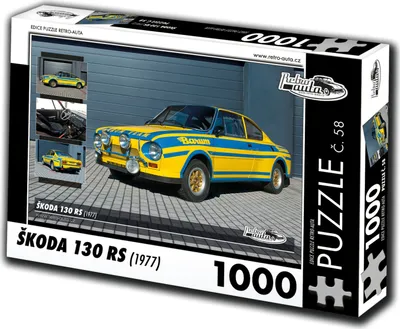 Obrázok produktu pre Puzzle č. 58 - ŠKODA 130 RS (1977) 1000 dielikov