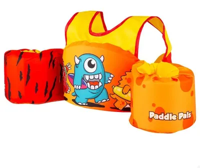 Obrázok produktu pre Záchranná vesta Aqua Sport Monsters Orange 15-30 kg Orange 15-30 kg
