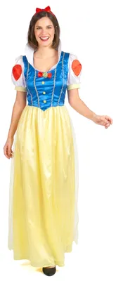 Immagine prodotto di Incantevole costume da donna da principessa delle fiabe Biancaneve giallo-blu-rosso - M