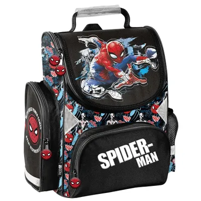 Produktbild von SPIDERMAN Schulranzen set 5in1 Ranzen rucksack Federmappe Turnbeutel SPIDER-MAN fur JUNGEN SET FÜR SCHULKINDER SCHULRANZEN + FEDERMAPPE + TURNBEUTEL