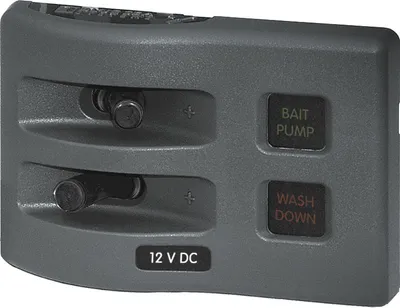 Produktbild von BSS Schalttafel Wasserdicht 12V 2-Wege Grau