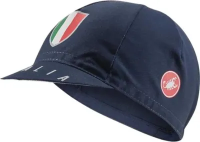 Immagine prodotto di Castelli Italia 2024 Cap Blu Uomo, Donna Blu Taglia Unica