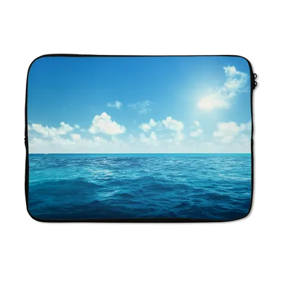 Produktbild von MuchoWow® Laptop Hülle 13 Zoll Meer - Himmel - Sonne Laptoptasche - Laptophülle - Sleeve - Rundumschutz