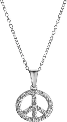 Produktbild von Celesta Silber Halskette 925/- Sterling Silber 42+3cm Silbergrau Zirkonia weiß 358240134-45