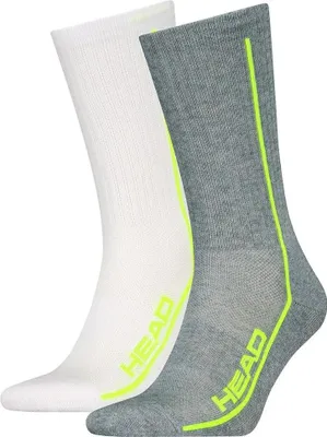 Produktbild von Head 701229020 Crew-socken 2 Einheiten Weiß,Grau EU 35-38 Herren,Damen Weiß,Grau EU 35-38