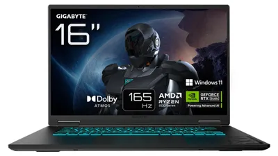 Produktbild von GAMING A16 3WHK3DE894SH (schwarz, AMD Ryzen 7 260, NVIDIA GeForce RTX 5070, 16 GB DDR5, 1 TB (1 TB SSD), Windows 11 Home)