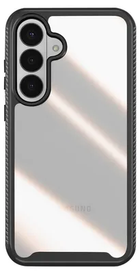 Image de Avizar, coque souple en silicone avec protection de l'appareil photo pour Samsung Galaxy S26, noir