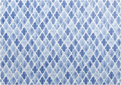 Produktbild von Marokkanisches Muster – Bodenschutzmatte – Stuhlunterlage 100x70 cm – Rutschfest – Hartbodenmatte