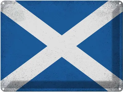 Zdjęcie produktu dla vianmo Blaszany znak 30x40 cm Schottland Flag Scotland