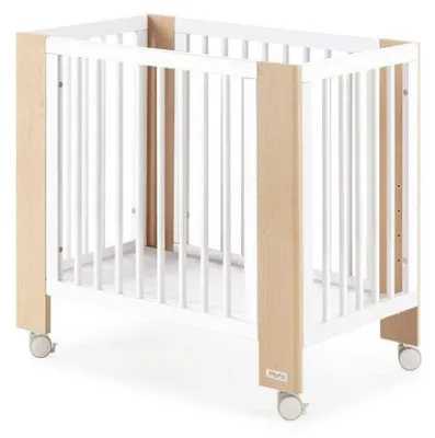 Image de Micuna Lit convertible Converbaby 140x70 Blanc/Bois