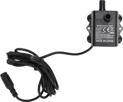 Obrázok produktu pre Malé ponorné čerpadlo pre akvarijné fontány, nastaviteľný prietok, 12 V DC, 10 W, 0–400 l/h, výška zdvihu 0–400 cm, QR50H