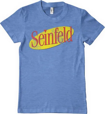 Produktbild von Seinfeld Washed Logo T-Shirt - Small - BlueHeather