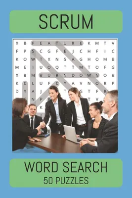 Productafbeelding van Scrum Woordzoekpuzzels: 50 Puzzels met Agile en Scrum Termen