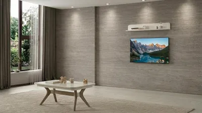 Immagine prodotto di Tavolino da divano, mensola a muro, stile moderno, bianco, rettangolare, per soggiorno