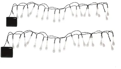 Produktbild von LED Lichterkette, Weiß, Solar, Dämmerungssensor, Farbwechsel, 390 cm