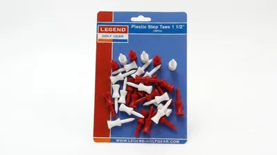 Produktbild von Legend Golf Plastic Step Tees 1 1/2" 30 Stk Plastik Abstandtees Red