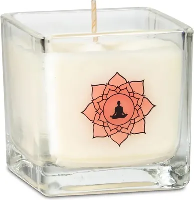 Obrázek produktu pro Ekologická vonná svíčka z řepkového vosku Meditace -- ±260g; 6x6x6cm