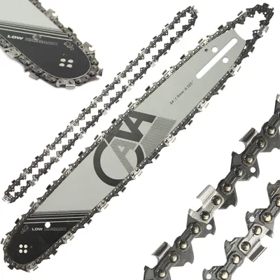 Produktbild von Set Schwert Führungsschiene + Kette 38 cm 15 Zoll + 2 Kette für Kettensäge Ersatzteil Motorrad Säge (M86668)