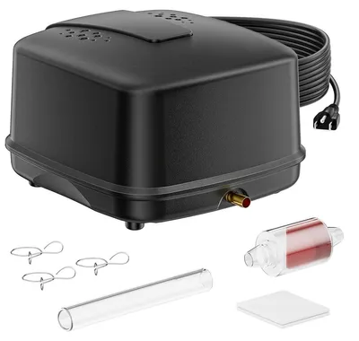 Imagen del producto de Bomba de aire para estanque - Aireador - 2400 l/h - 18 W - Para estanques grandes