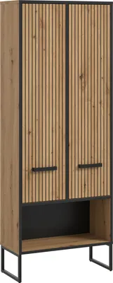 Produktbild von xonox.home Hochschrank breit Bagno Artisan Oak Nachbildung/ Artisan Oak Nachbildung B/H/T: 59x159x32 cm