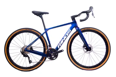 Zdjęcie produktu dla RINOS Carbon Gravel Bike Sandman4.0 Shimano GRX400 Blau XL (58 cm)