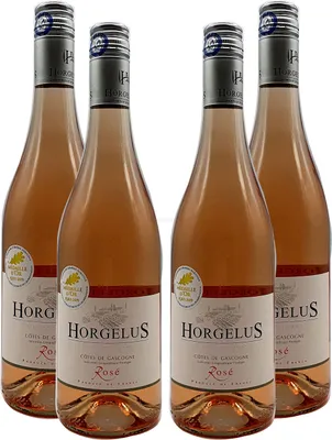 Produktbild von Rose Wein Set - 4x Horgelus Côtes de Gascogne Rosé 750ml (11,5% Vol)- [Enthält Sulfite]