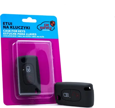 Immagine prodotto di Coprichiave in silicone NERO per Citroen Peugeot