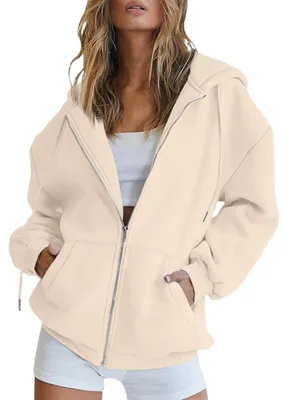 Produktbild von Kurze Damenjacke mit Kapuze und Reißverschluss