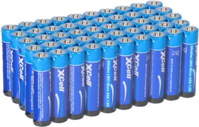 Produktbild von 50x XCell AAA Micro Super Alkaline 1,5V Batterie