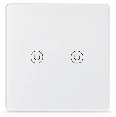 BELIFE TUYA WLAN Smart Wandschalter 2-fach Touch Weiß, KI-generiertes Bild