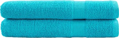 Productafbeelding van Handdoeken SOLUND 2 st 600 g/m² 100x200 cm turquoise