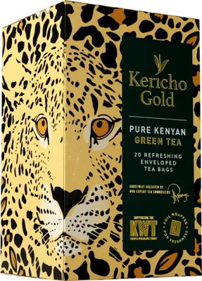 Produktbild von Kericho Gold - Leopard Grüner Tee 20 Beutel von Kericho Gold